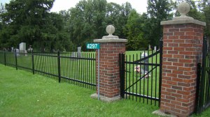 The address Oil Springs Cemetery